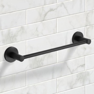 Towel Bar Towel Bar, 13 Inch, Modern, Matte Black Nameeks NCB53